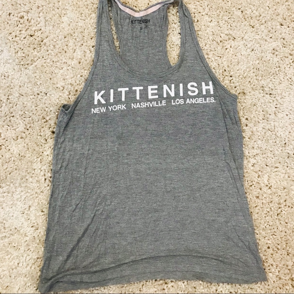 Gray Kittenish by Jessie James Decker tank top